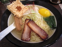 「特製しおそば（大盛）」@焙煎汐蕎麦処 金字塔の写真