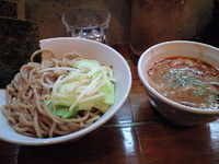 「2010冬限定海老味噌つけ麺（800円）」@らーめん・つけめん いつ樹の写真