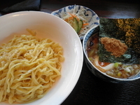 「濃厚節つけ麺（中盛り） 735円」@麺屋 まるぼうずの写真