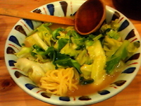 「本春キャベツ麺￥850（春季限定）」@とんこつラーメン 七志 港南台バーズ店の写真