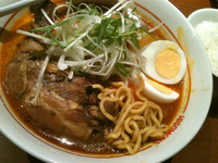 「【4/10まで限定】インドラーメン(850円)+小ライス(ランチ」@ひごもんず 品川店の写真