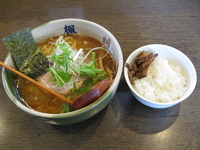 「もみじセット 塩楓麺」@らーめん楓の写真