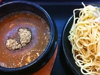 「石焼つけ麺・醤油魚介（650円）+中盛（100円）」@Si激Yaの写真