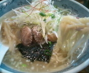 「浅利塩らーめん（大盛）900円」@らーめん しおの風 本店の写真