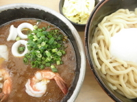 「カレーつけ麺（限定）+チーズ 「1000円+100円」」@MENYA 食い味の道有楽の写真