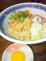 「油そば+特増し」@燦燦斗の写真