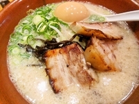 「白風肉多目め（麺バリカタ）（892円）+半熟煮玉子（105円）+」@麺工房 風の杜の写真