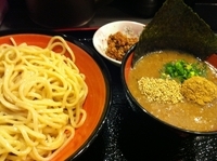 「辛肉味噌つけめん(800円)+大盛(50円)」@初代 麺松の写真