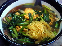 「ニラ玉ラーメン￥730」@中華 椿屋の写真