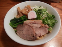 「牡蠣煮干し油そば(中 1.5玉) 700円」@めんだ・四郎の写真