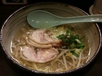 「とりそば(塩)+餃子」@麺屋宗 とりそば総本店の写真