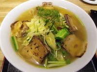 「みそ炙り焼豚と10種野菜のラーメン」@喜多方ラーメン 坂内 石川町店の写真