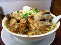 「ビックウェーブ肉増し大盛」@麺の家 渚の写真