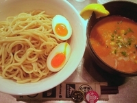 「味玉濃厚豚骨魚介つけ麺（味噌・中盛300g）」@麺処 ほん田 東京駅一番街店の写真