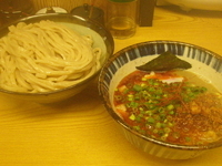 「辛搾り（900円）+中盛り（0円）」@つけめん 三三㐂の写真