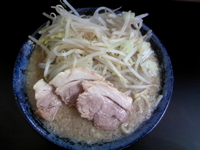 「魚朗小ラーメン （野菜ちょっと増し） 500円」@ラーメン浜田家の写真