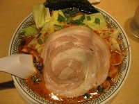 「辛キャベトン798円背脂多め&キャベツ2倍」@二代目丸源 岩槻店の写真