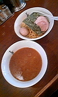「つけ麺850円+味玉（クーポン）」@焼豚麺屋 ごぞうの写真