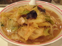 「味噌タンメン（750円）+大盛り（60円）」@蒙古タンメン 中本 目黒店の写真