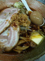 「覆麺 味玉バター」@覆麺 智の写真