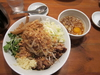 「まぜそば」@つけめんTETSU 京都拉麺小路店の写真