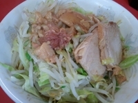 「汁なし小」@ラーメン二郎 環七一之江店の写真