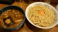 「上つけ麺+大盛り」@めんや 直伝の写真