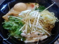 「塩らーめん+味玉」@鶏坊やの写真