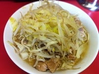 「小豚ダブル（850円）」@ラーメン二郎 ひばりヶ丘駅前店の写真