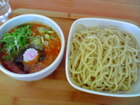 「こってりトマトつけ麺+中盛（+100g）」@麺や 蒼空の写真