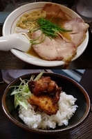 「『鮫節ちゃーしゅーめん+ザンギ飯（￥960+250）』」@麺恋処 一幕の写真