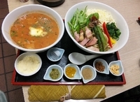 「ミルキー族のGYO!TOMATONつけ麺 極太麺【850円】」@丸直の写真