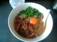 「徳島ラーメン」@NOODLE AND BAR SANCHA FUKAMIの写真