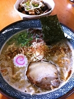 「塩ら～めん+小チャーシュー丼（ランチセットA）800円」@麺処 雄の写真