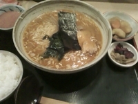 「ラーメンセット（味噌）大盛りサービス 500円」@呑み喰い処  鈴の写真