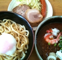 「カレーつけ麺1000円サービス盛り300円」@MENYA 食い味の道有楽の写真