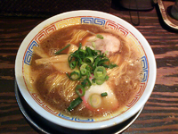 「中華そば（680円）+ランチ餃子3個（100円）+ライス（ランチ」@紀州和歌山ラーメン まっち棒 溝の口店の写真