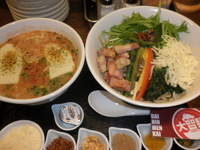 「ミルキー族のGYO!TOMATONつけ麺 極太麺（850円）」@丸直の写真