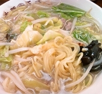 「大阪風チャンポン麺+半チャンセット（750円）」@大阪王将 つくば店の写真