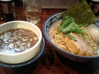 「つけ麺（小盛）+味玉」@中華そば 旋の写真