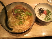 「ランチセット880円」@麺屋宗 -sou- 中目黒店の写真