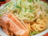 「油そば（大盛）/野菜増し・ネギ・ニンニク少し（￥750（サービス」@ちばからの写真