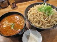 「辛スパイスカリーつけ麺（男盛）」@つけ麺 R&Bの写真