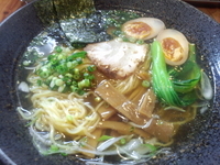 「和風らーめん+味玉」@らーめんめんぱちの写真