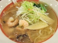 「海老と春筍の塩らーめん（619円）」@幸楽苑 六本木店の写真