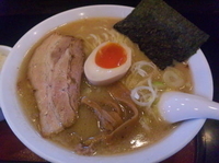 「道山 大盛 半ライス」@麺将 武士の写真