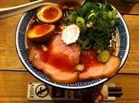 「特醤油ラーメン+九条ねぎ」@井田商店の写真