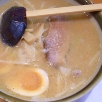 「酒粕みそらーめん + 味付たまご」@ラーメンけん軒の写真