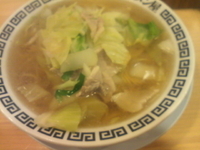 「タンメン（600）+追加野菜（100）+追加豚肉（100）」@岐阜タンメン 岐阜本店の写真