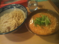 「海老辛つけめん」@中華そば 中村屋の写真